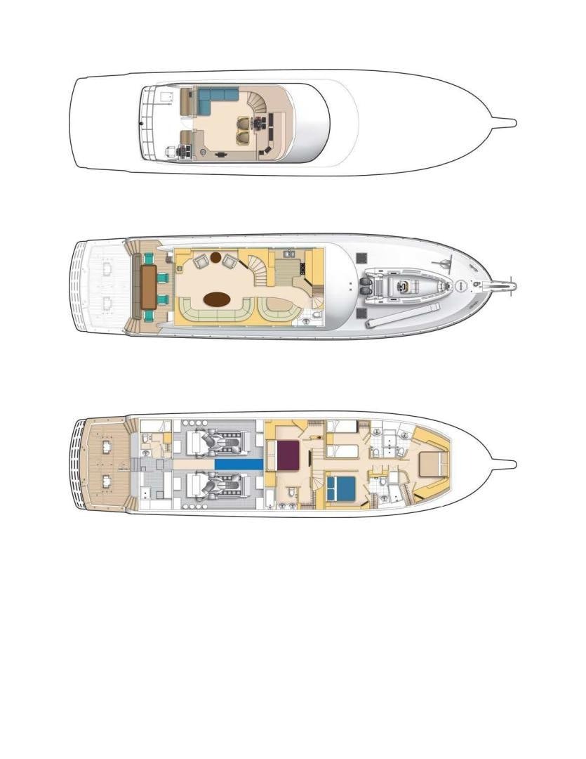 diagram aboard FELINA Yacht for Sale