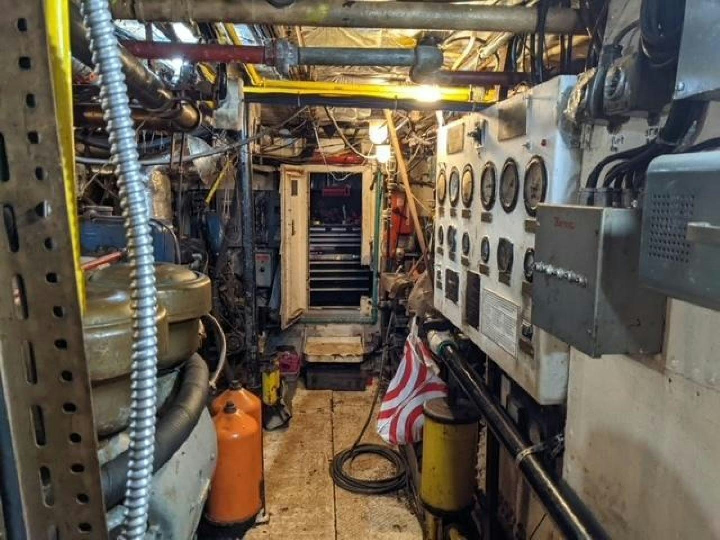 a room with many objects aboard EL PRIMERO Yacht for Sale