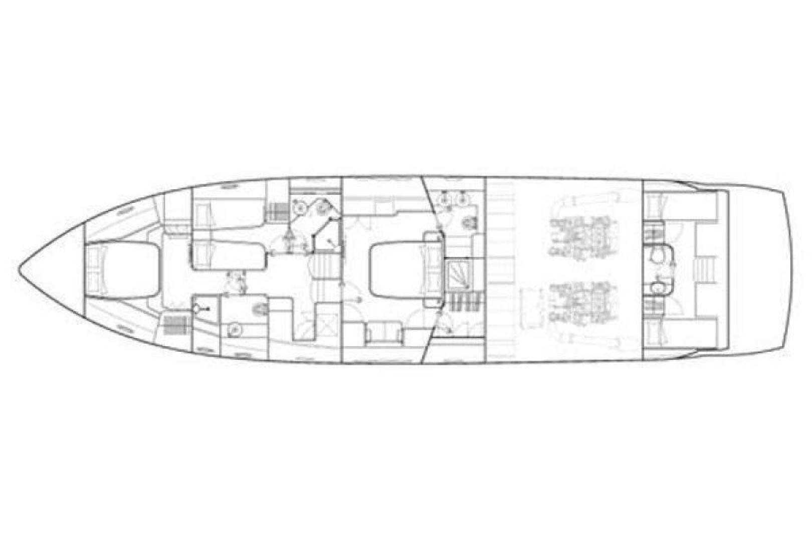 diagram aboard PEARL Yacht for Sale