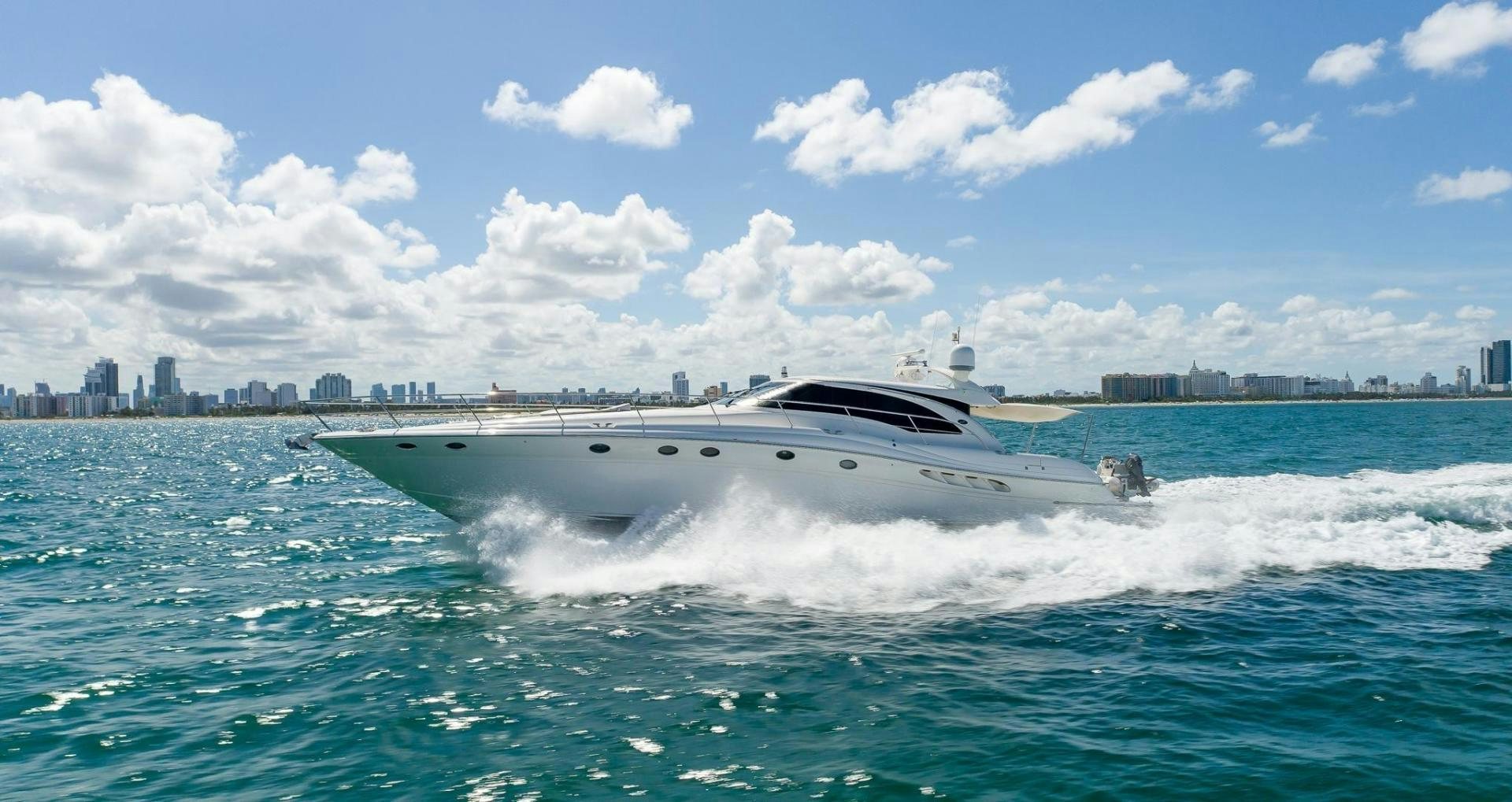 a boat on the water aboard XANADU Yacht for Sale