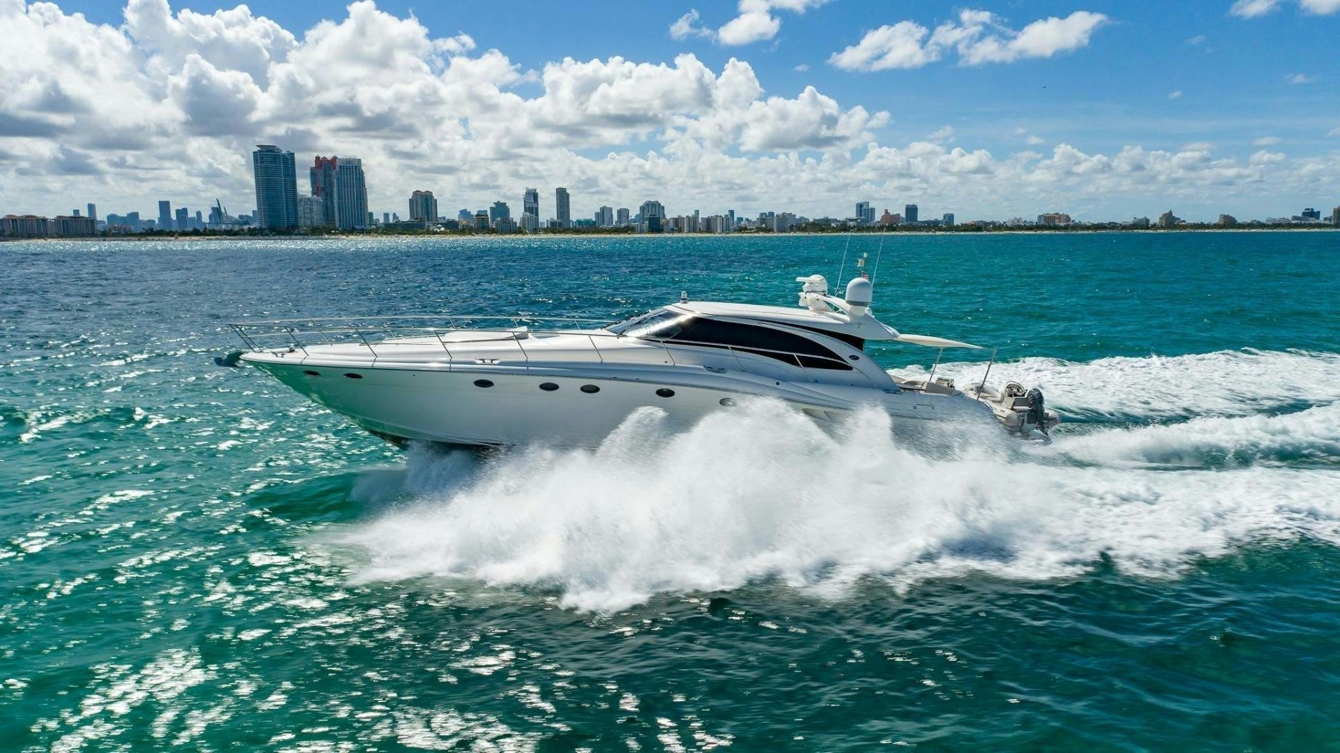 a boat in the water aboard XANADU Yacht for Sale