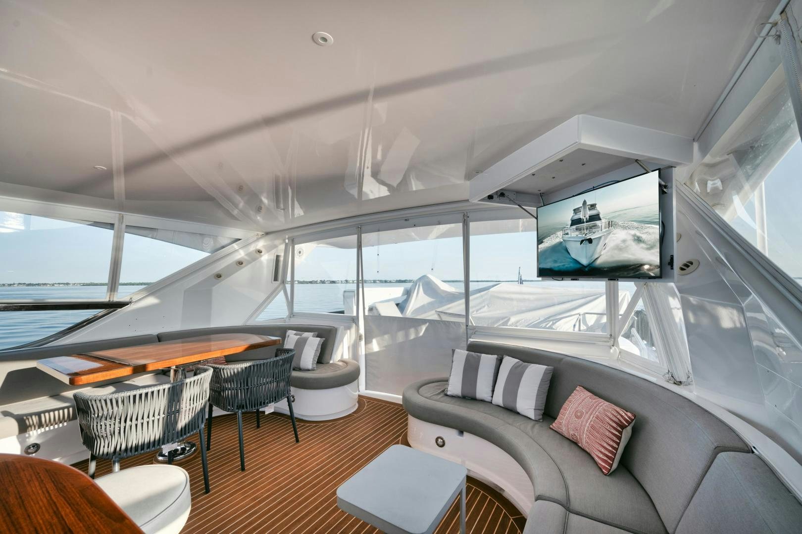inside of a boat aboard EMMY Yacht for Sale