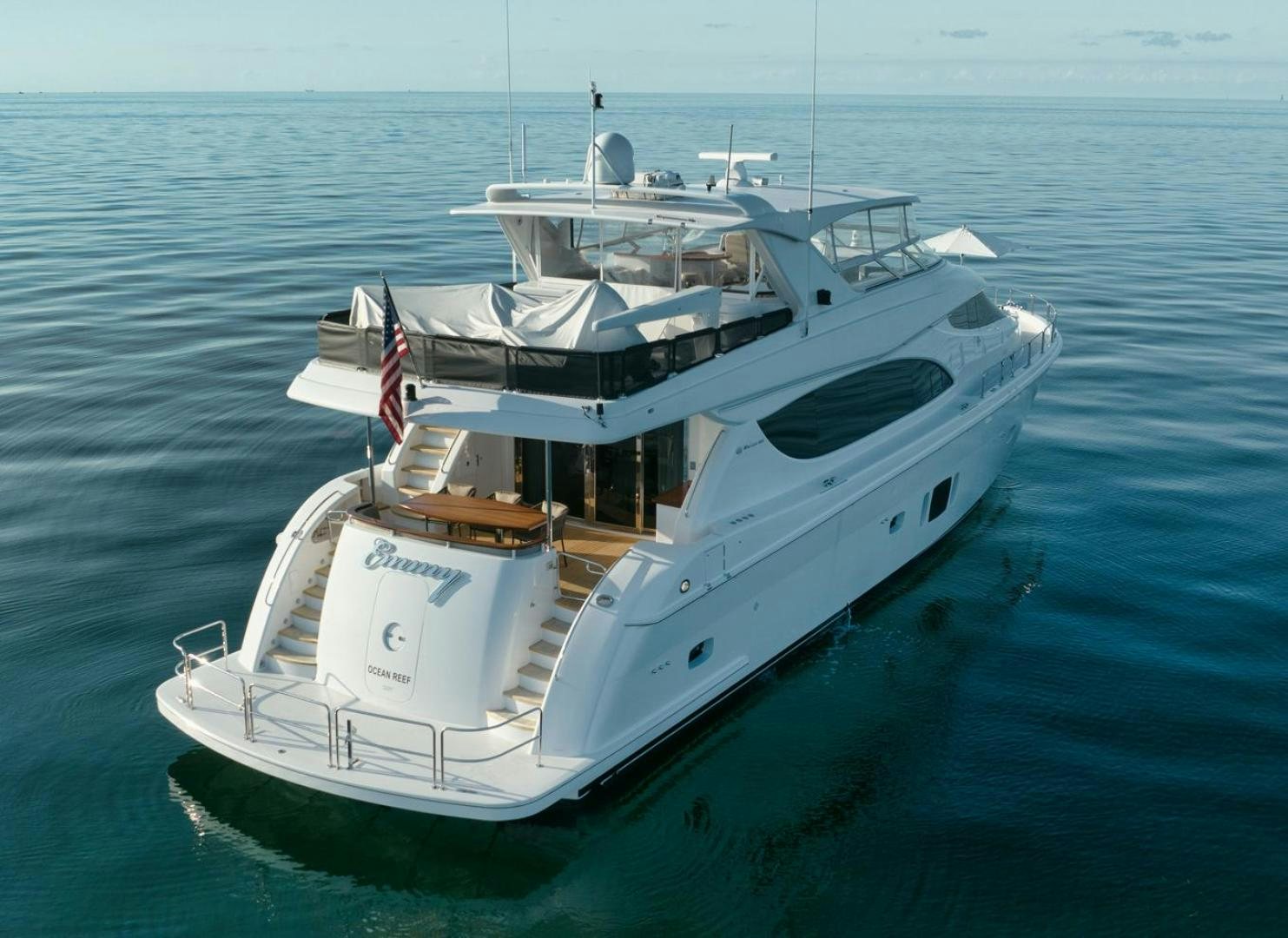 a boat in the water aboard EMMY Yacht for Sale
