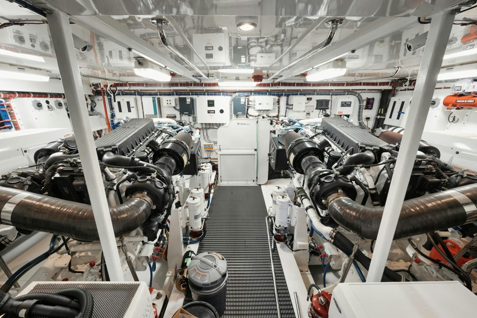 a large factory with machinery aboard EMMY Yacht for Sale