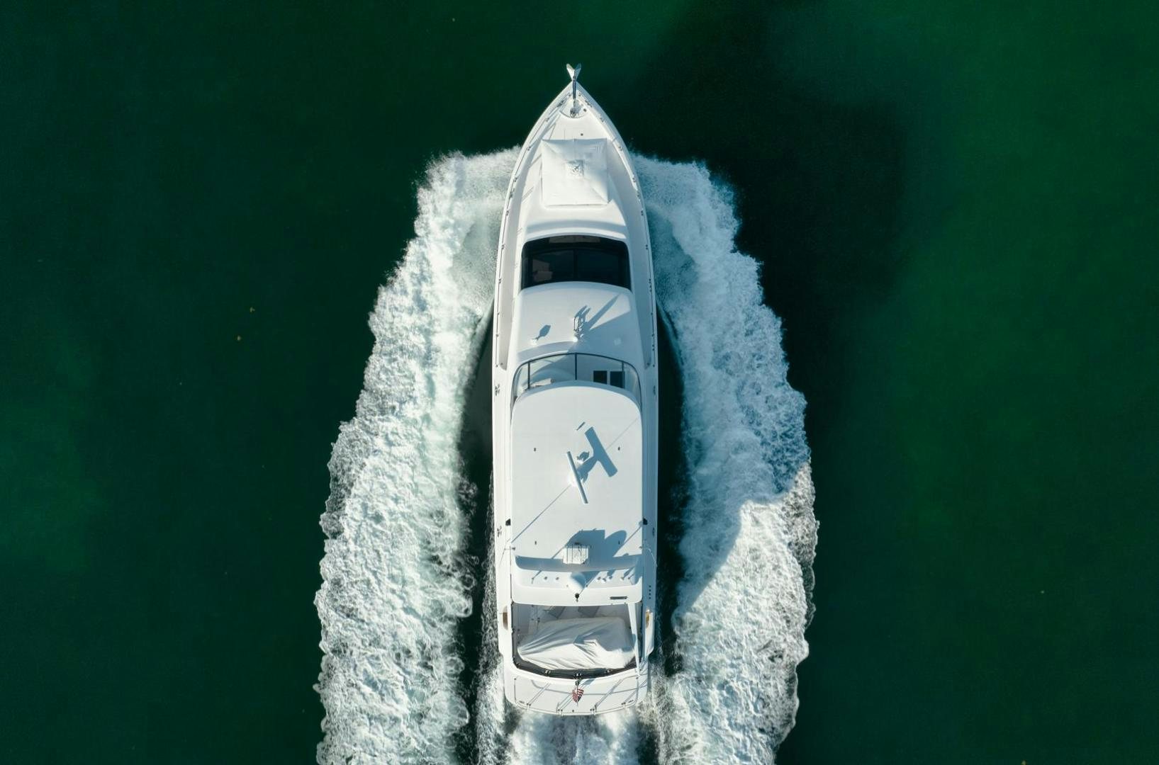 a rocket on a launch pad aboard EMMY Yacht for Sale