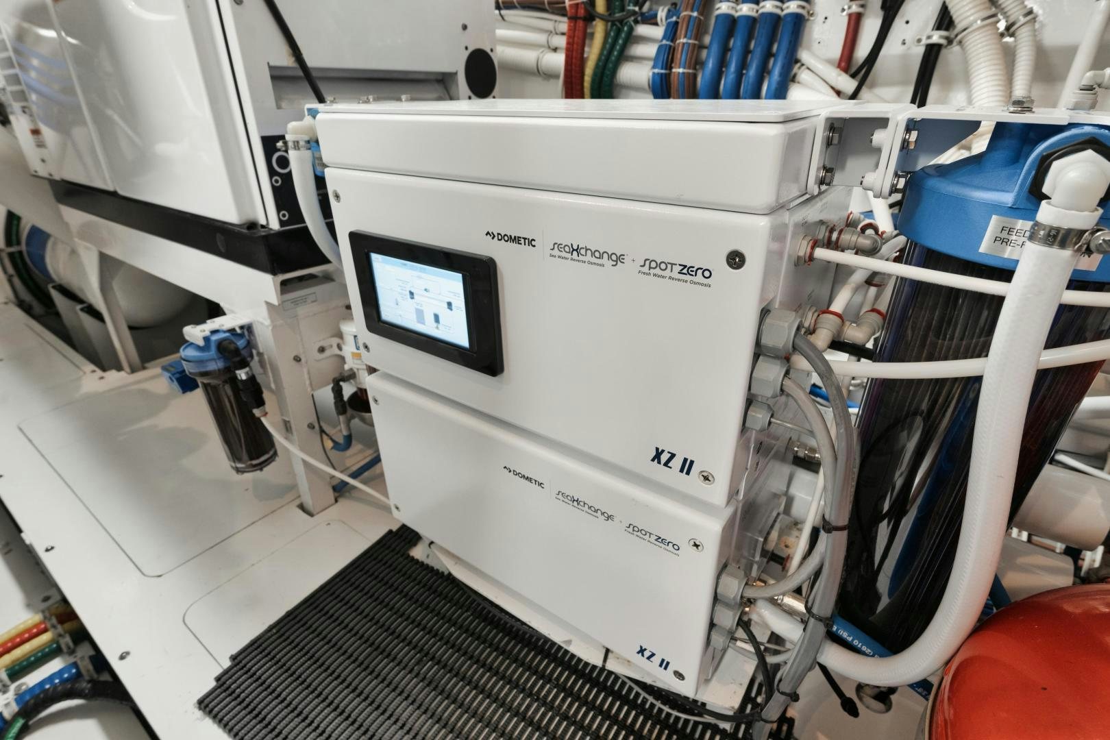 a machine with a screen aboard EMMY Yacht for Sale