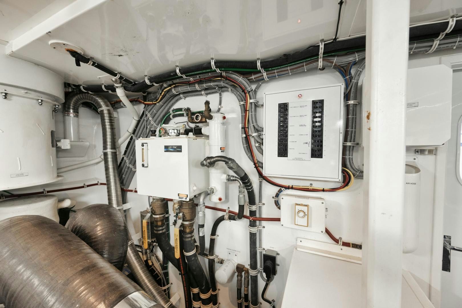 a close-up of a machine aboard EMMY Yacht for Sale