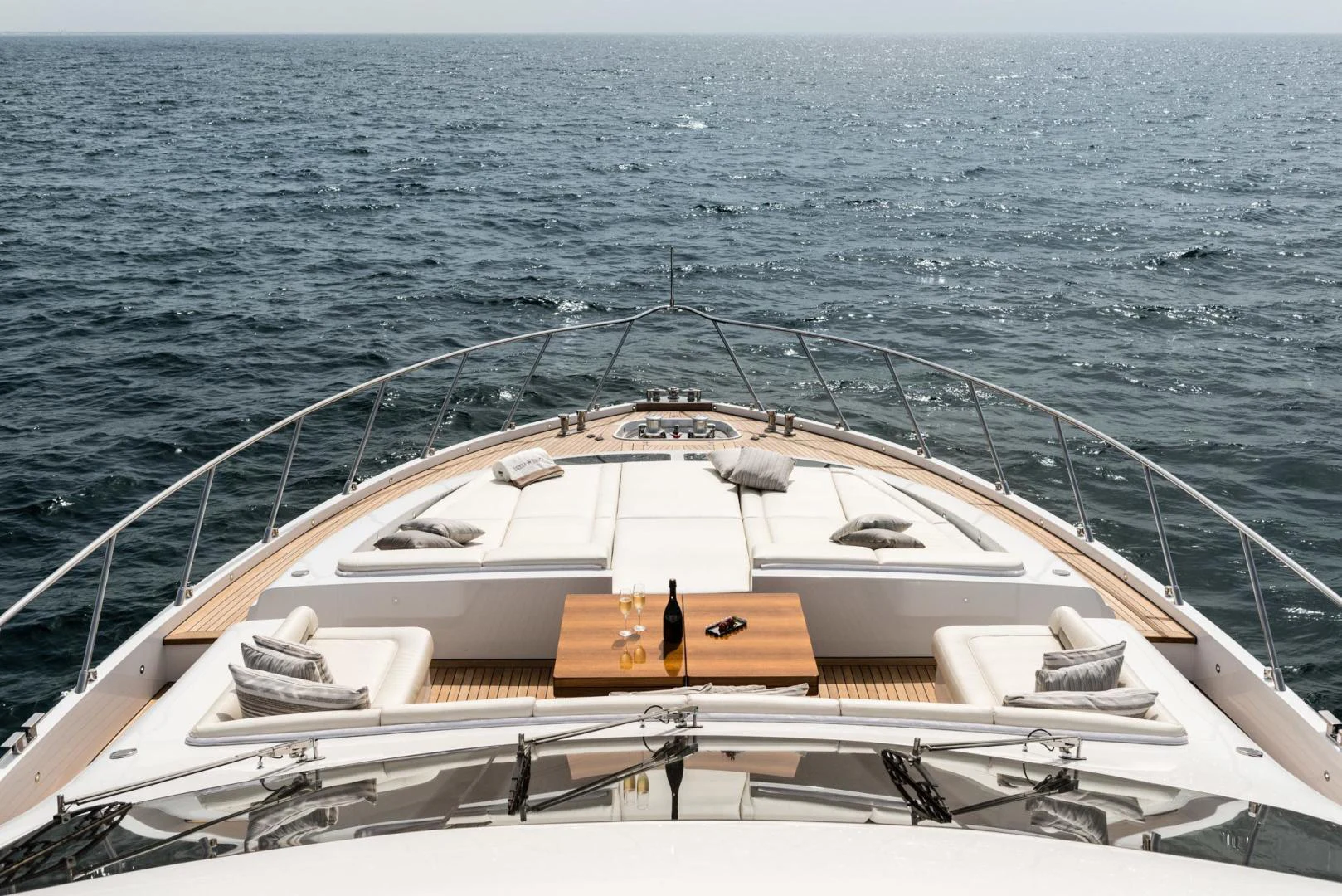 a boat on the water aboard WINGS SPREAD Yacht for Sale