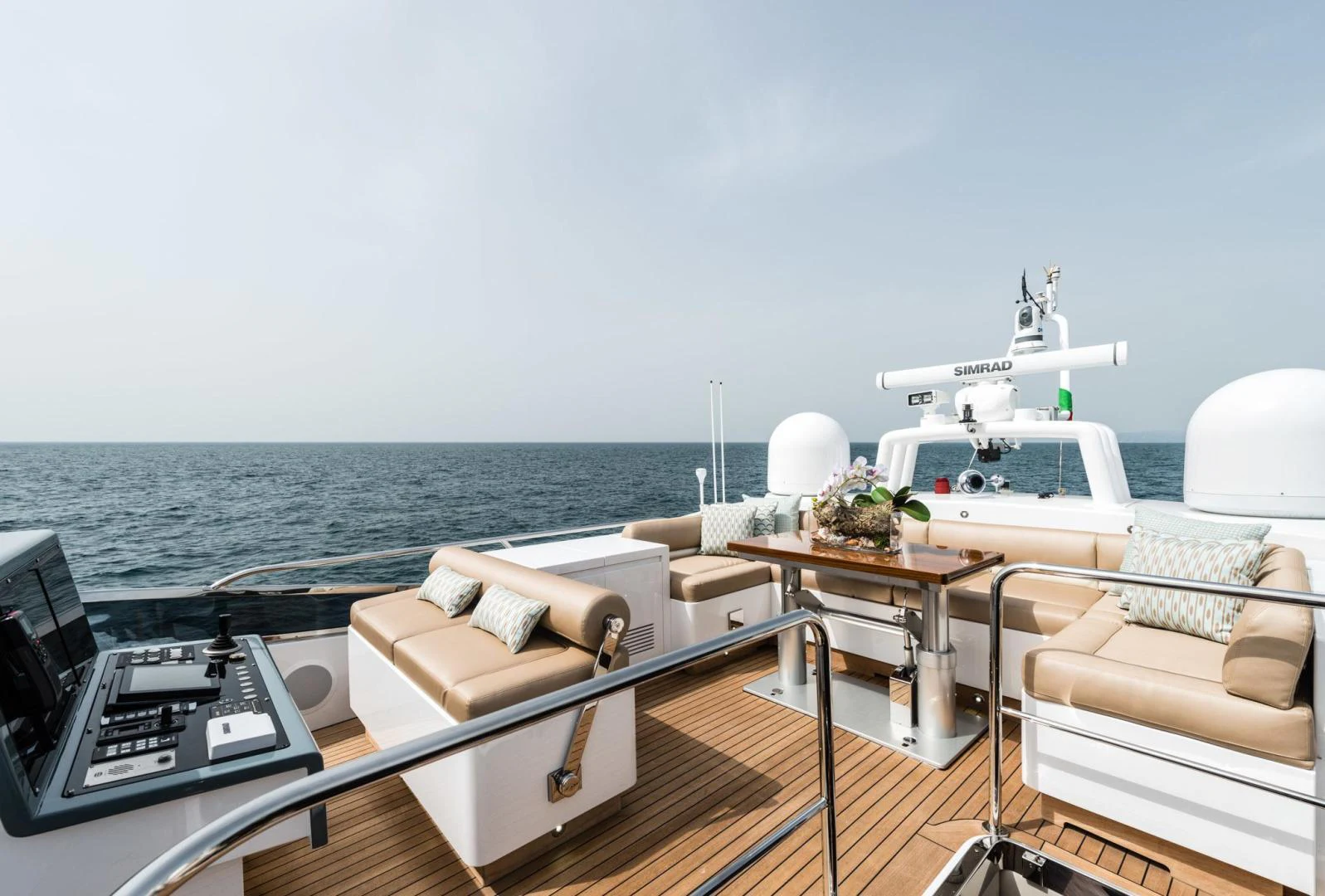 a boat on the water aboard WINGS SPREAD Yacht for Sale