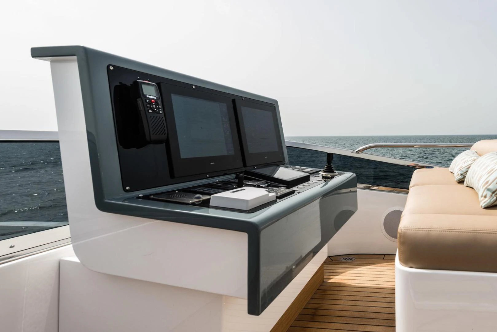 a large white machine on a boat aboard WINGS SPREAD Yacht for Sale