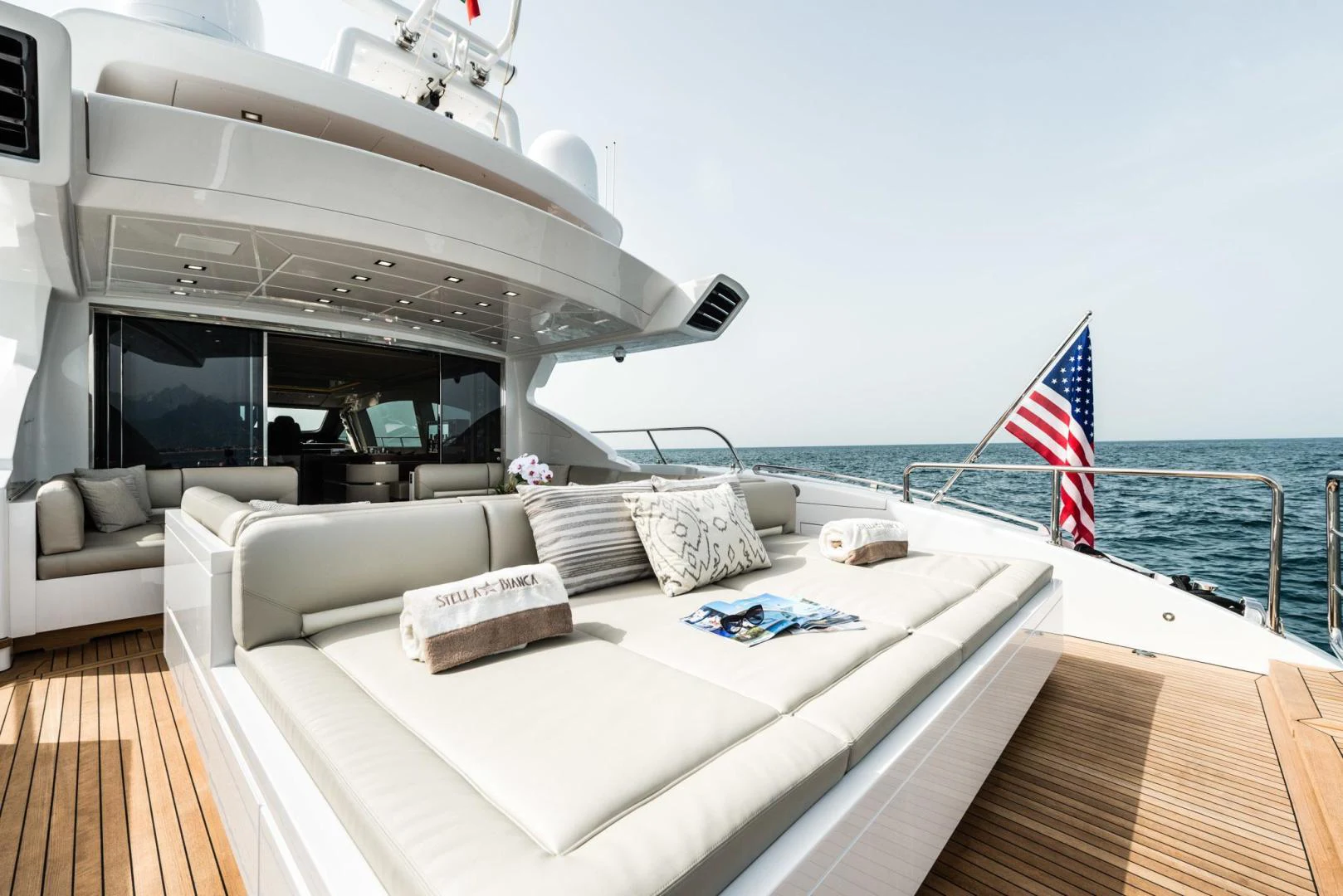 a boat on the water aboard WINGS SPREAD Yacht for Sale