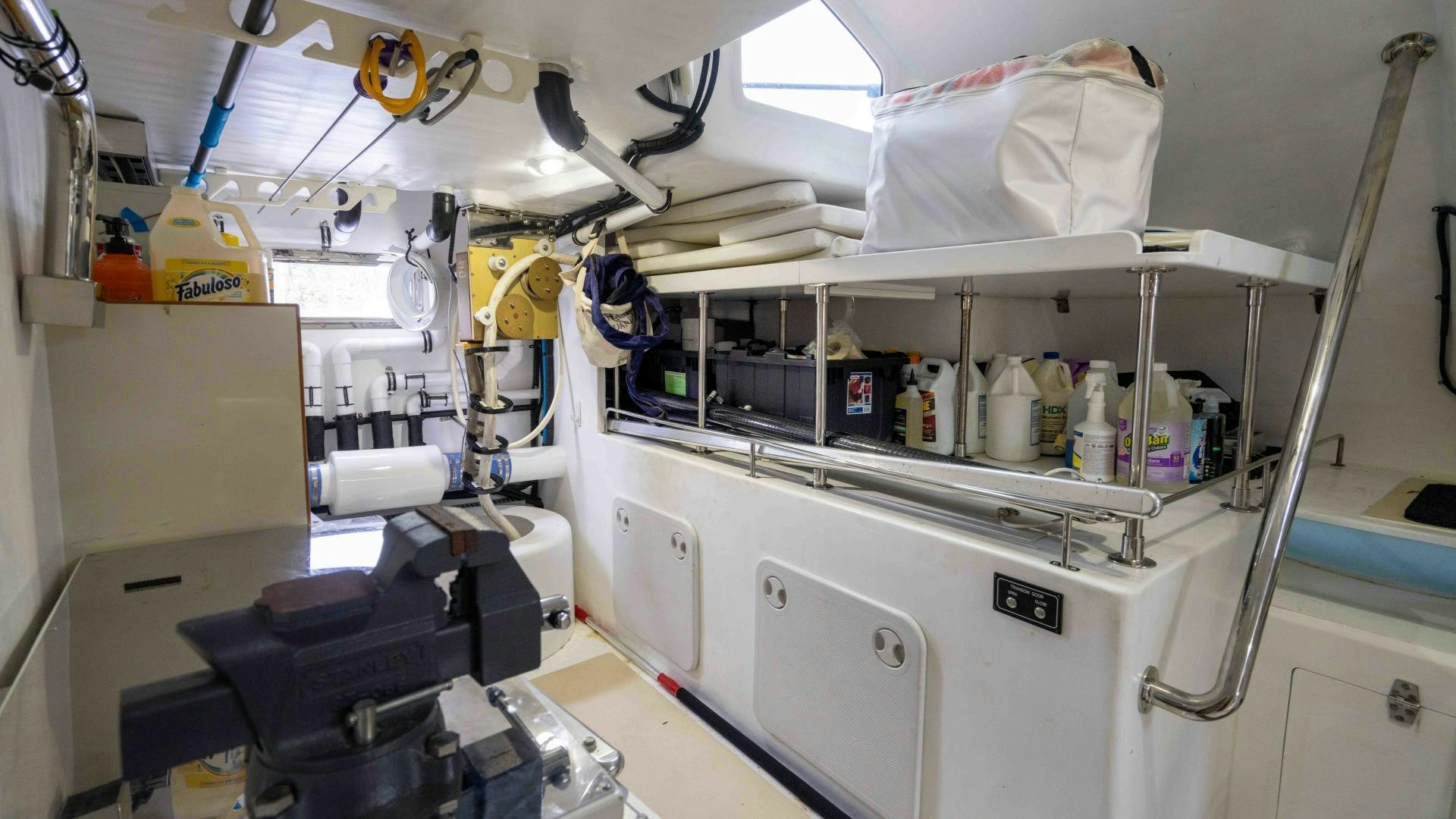 a room with medical equipment aboard NEVER MY LOVE Yacht for Sale