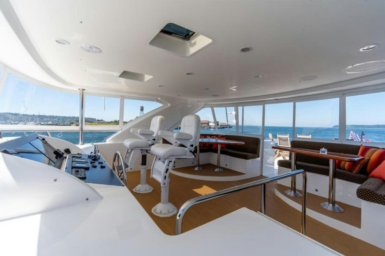 inside of a boat aboard LODESTAR Yacht for Sale