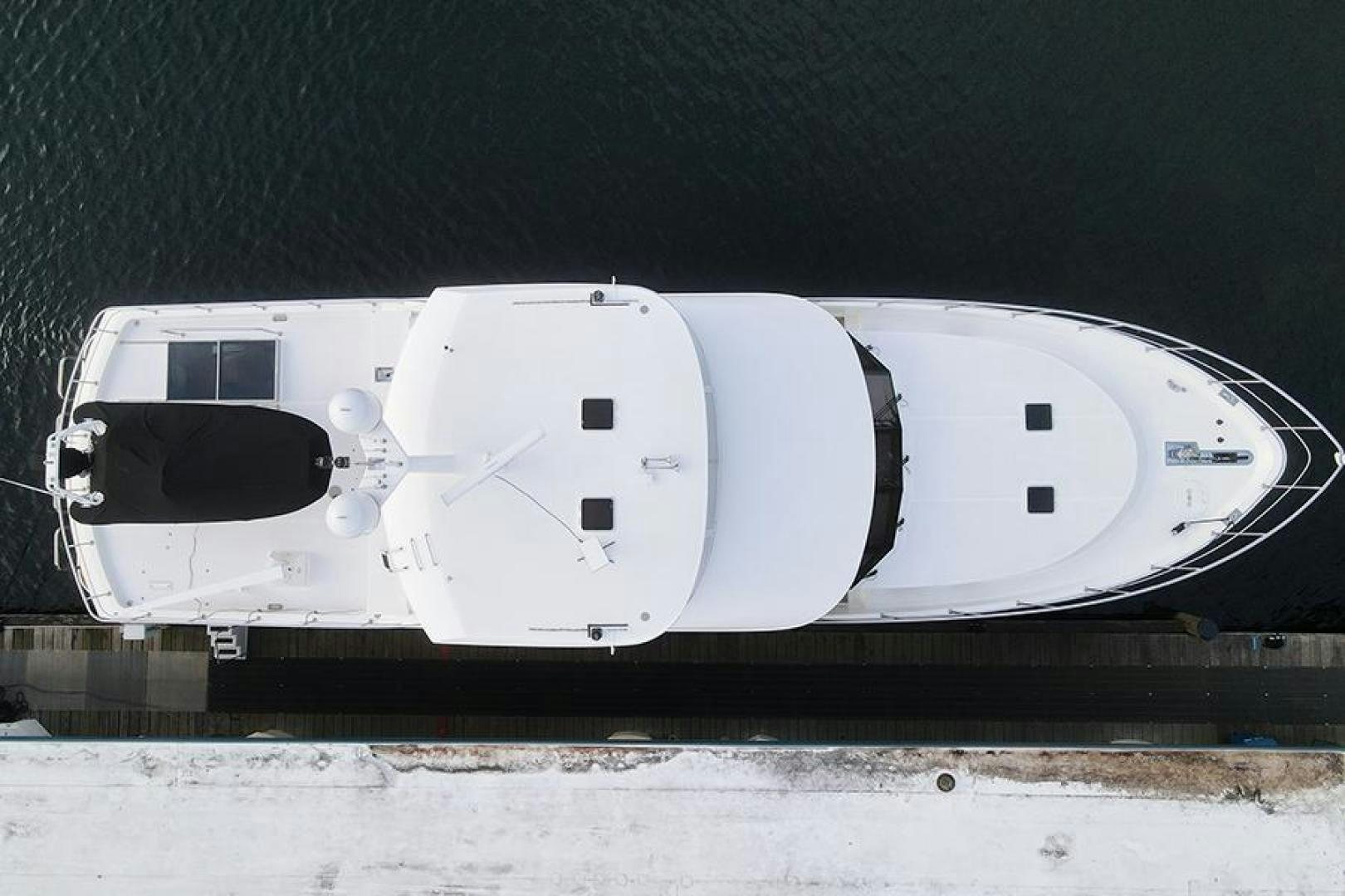 a white object with a black object on it aboard LODESTAR Yacht for Sale