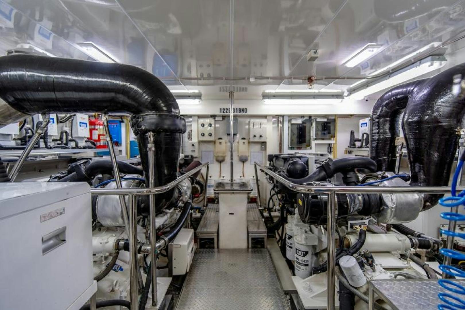 a room with machinery aboard LODESTAR Yacht for Sale