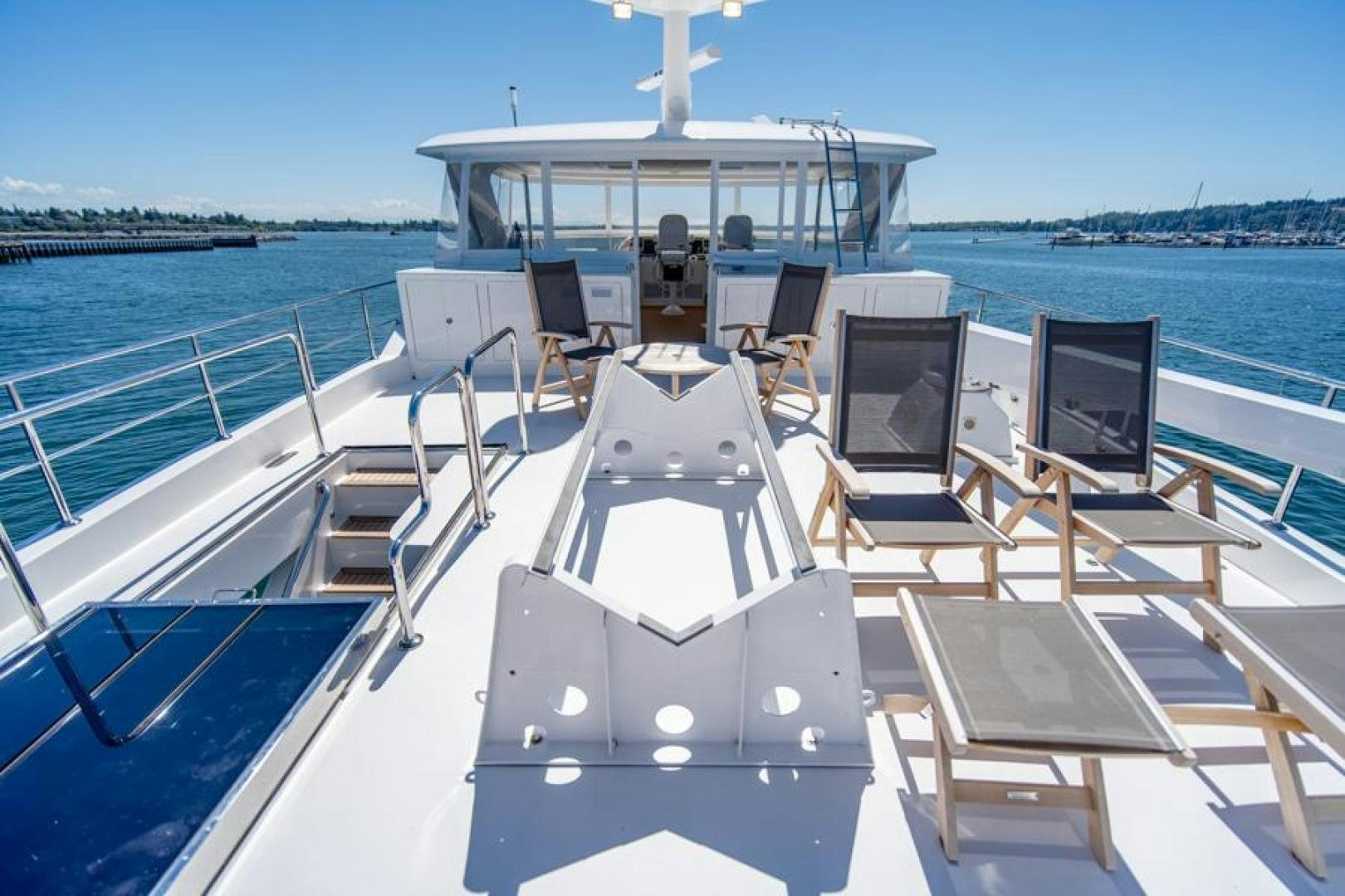 a boat on the water aboard LODESTAR Yacht for Sale