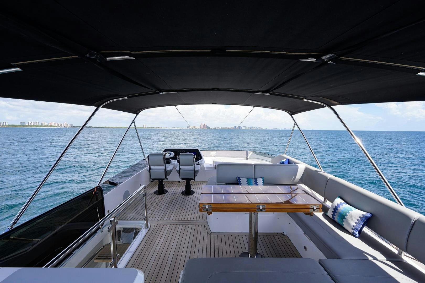 a boat on the water aboard NIGHT STAR Yacht for Sale