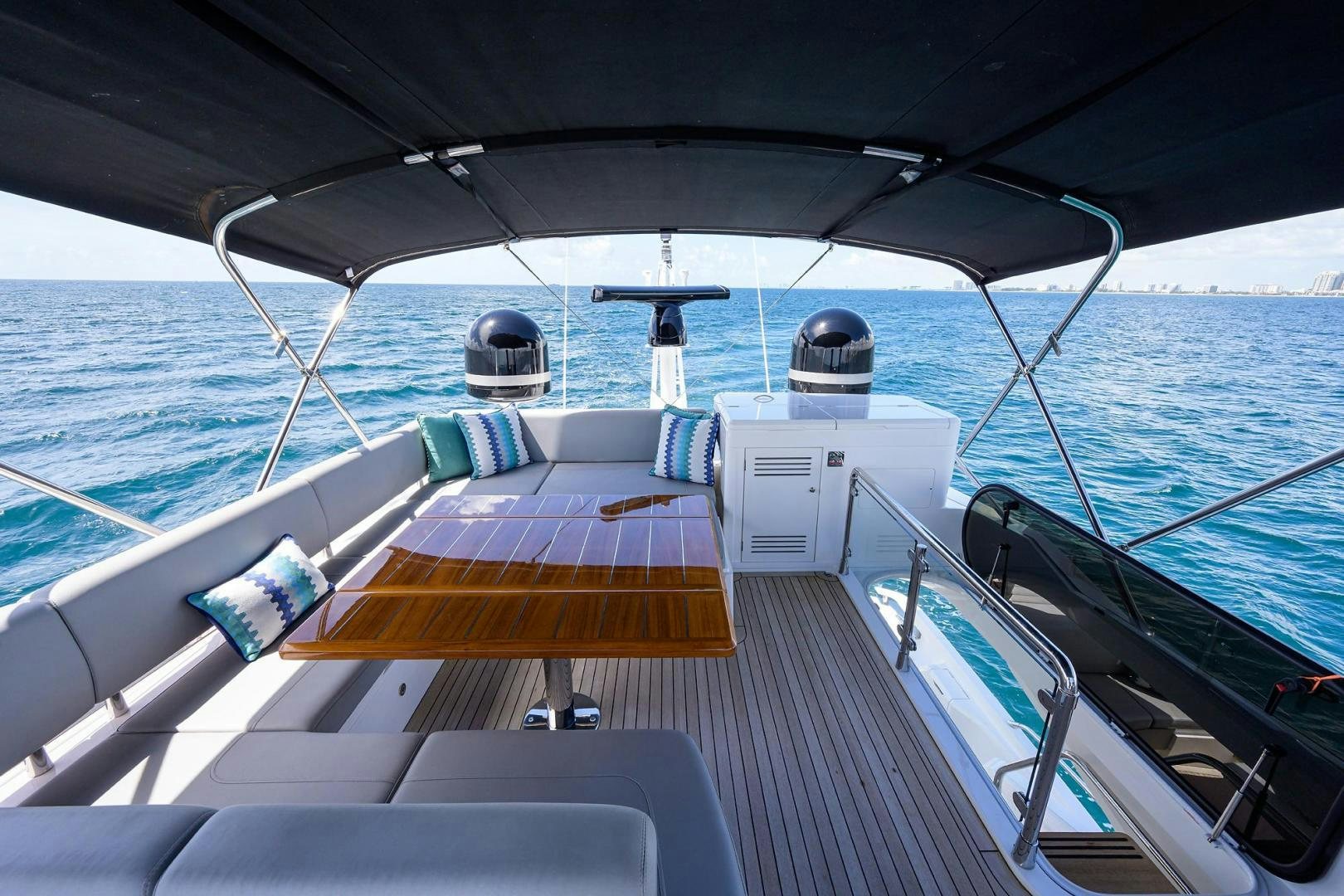 a boat on the water aboard NIGHT STAR Yacht for Sale