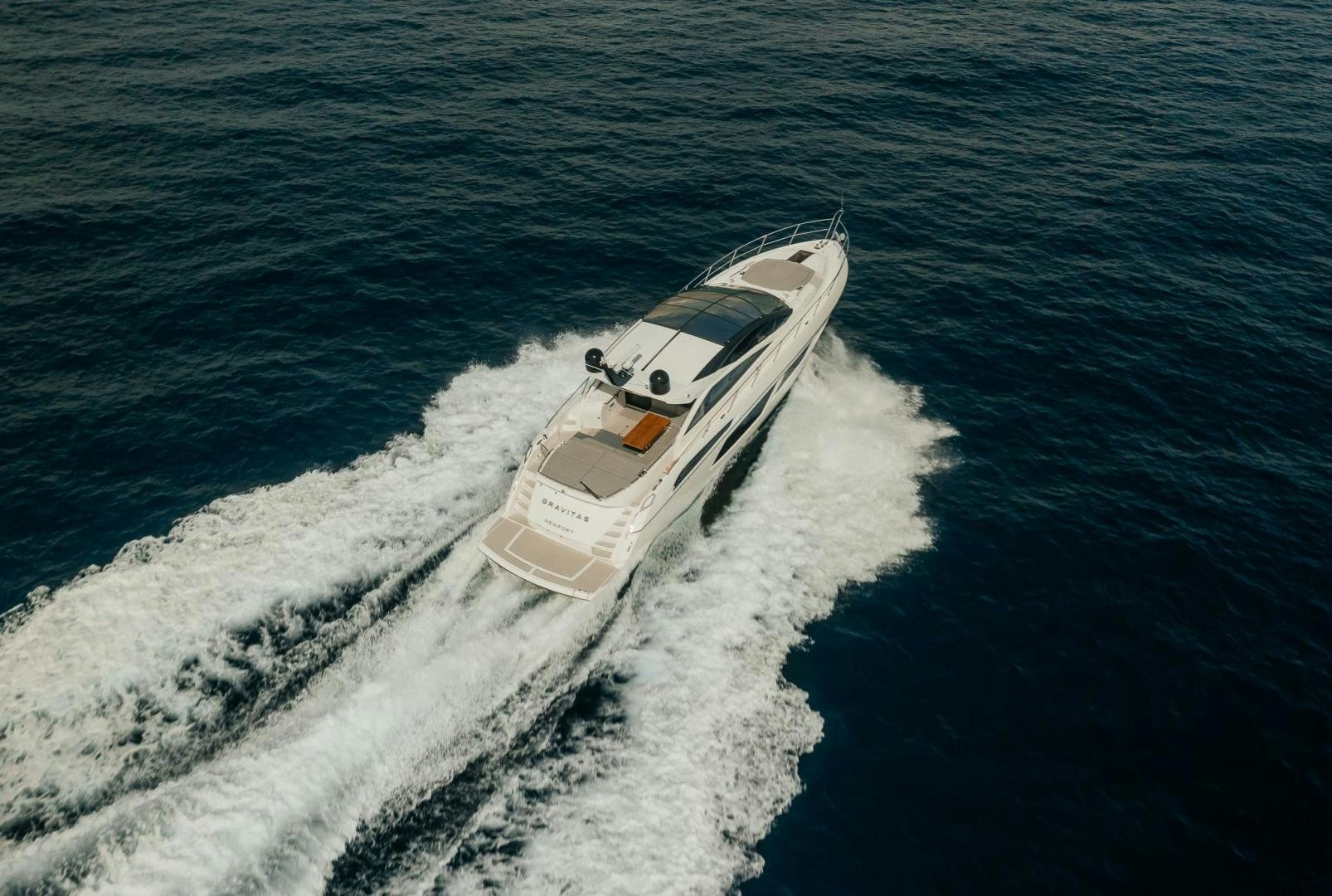 a boat on the water aboard GRAVITAS Yacht for Sale