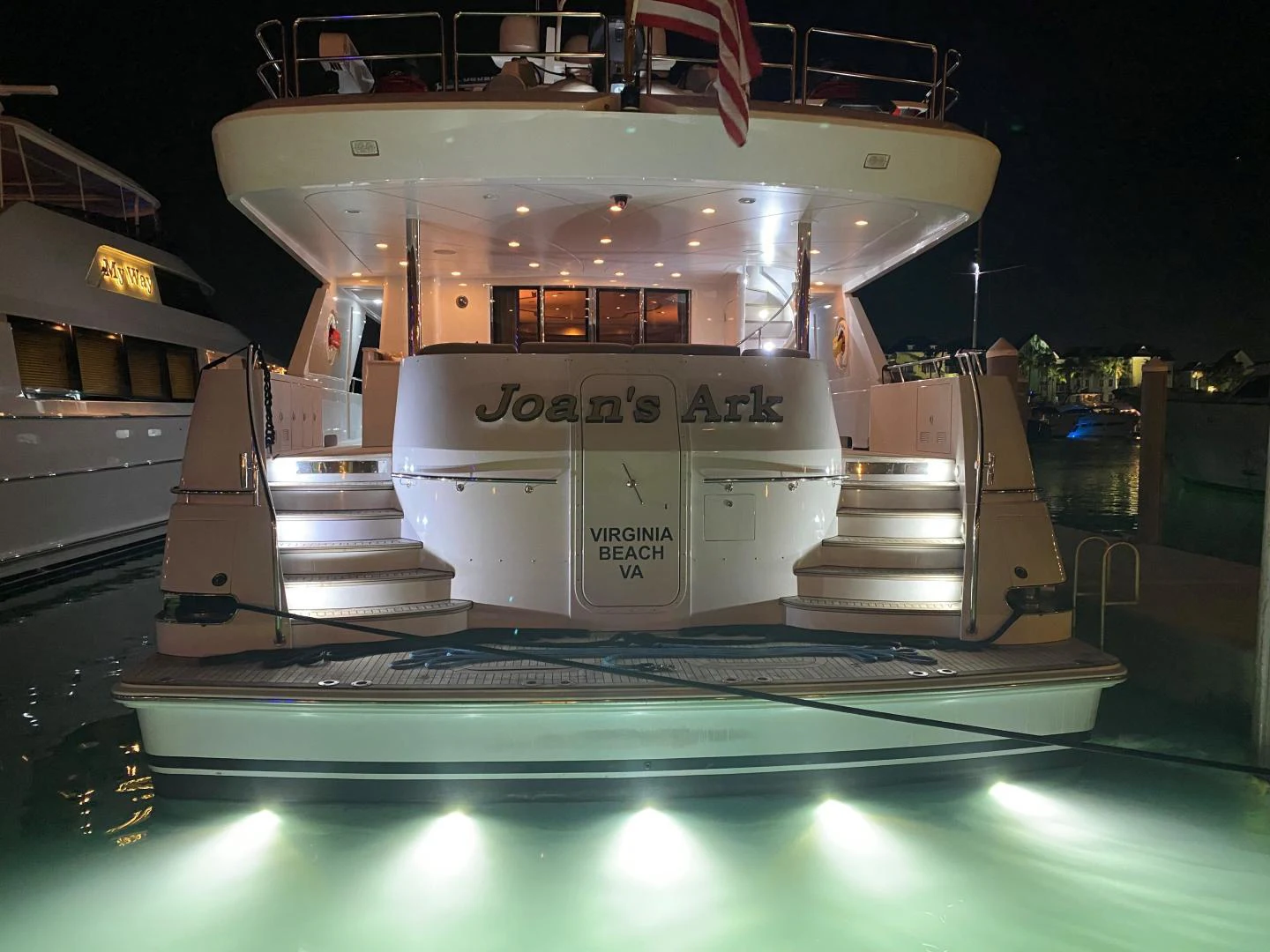 a machine with a light inside aboard JOAN'S ARK Yacht for Sale