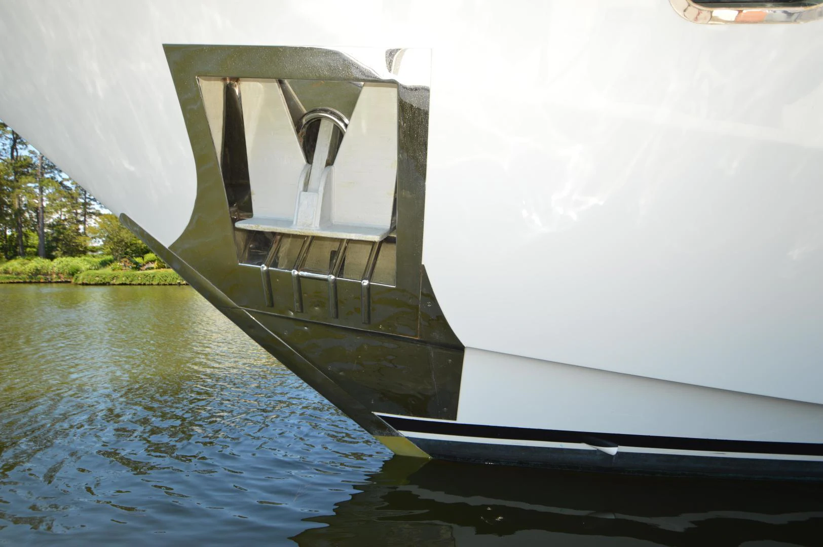 a boat on the water aboard JOAN'S ARK Yacht for Sale