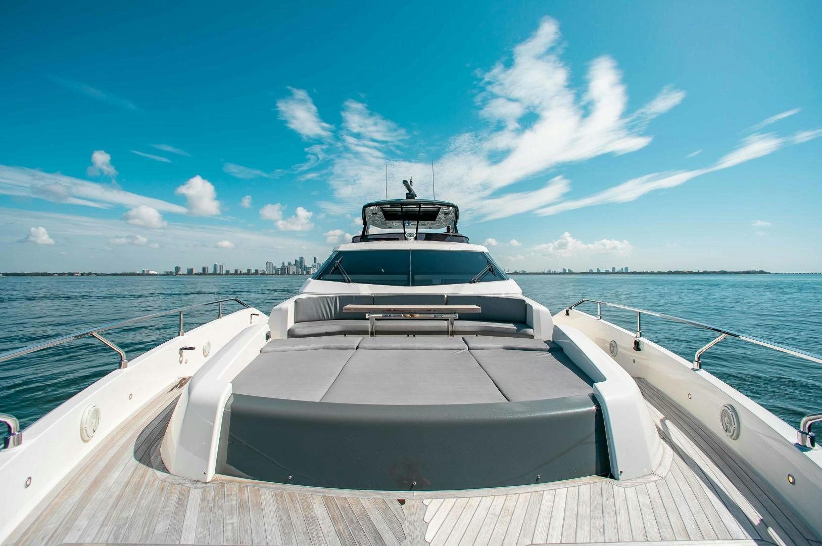 a boat on a body of water aboard CRAZY Yacht for Sale