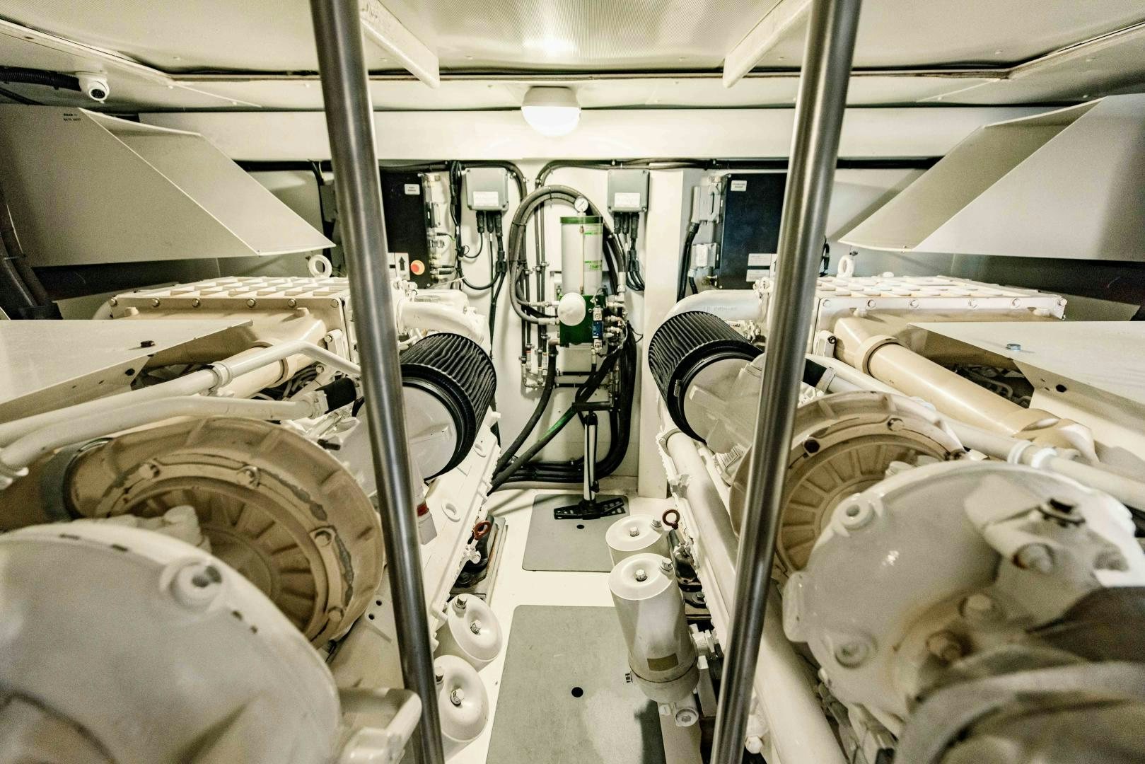 a close-up of a car aboard Azimut 70 Yacht for Sale