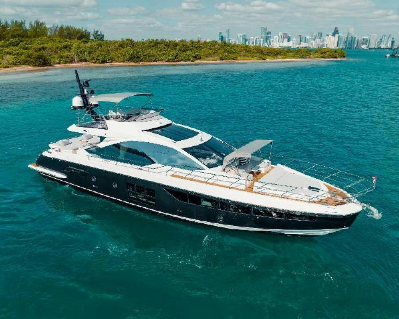 a boat on the water aboard SEA BAR Yacht for Sale