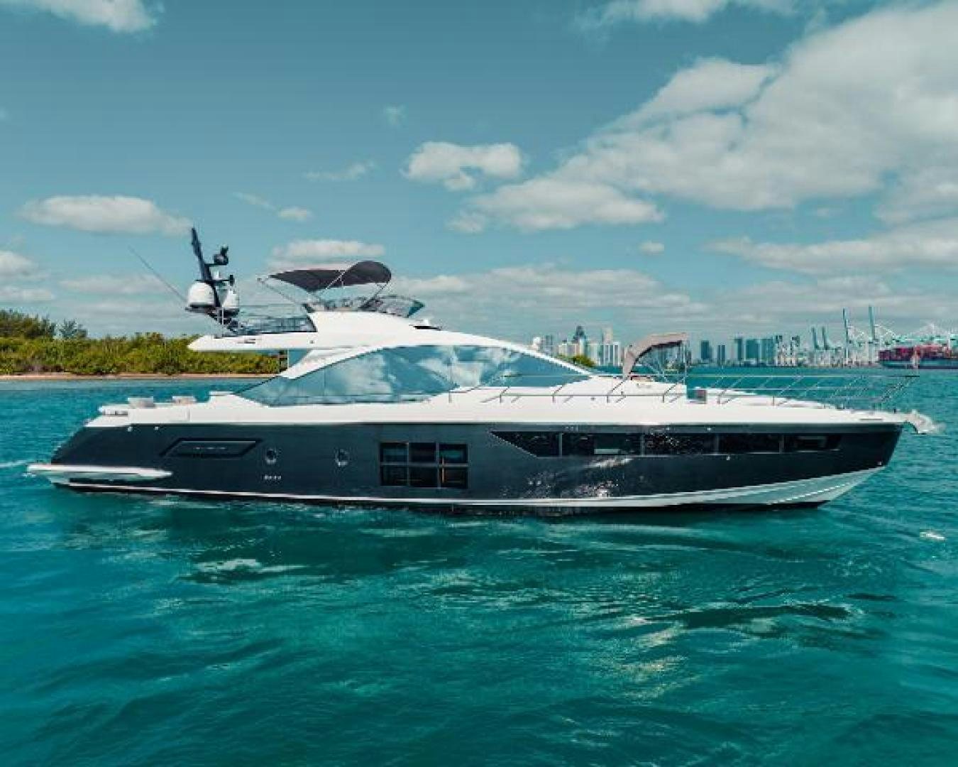a boat in the water aboard SEA BAR Yacht for Sale