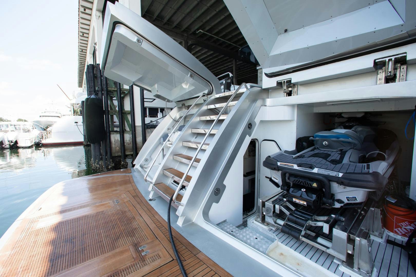 a large machine on a boat aboard CHOP CHOP Yacht for Sale