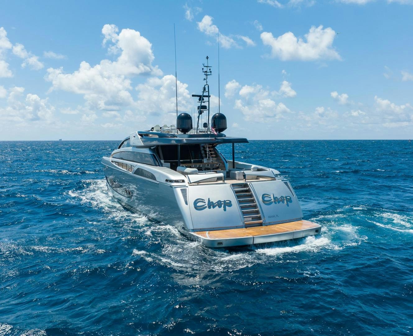 a boat in the water aboard CHOP CHOP Yacht for Sale