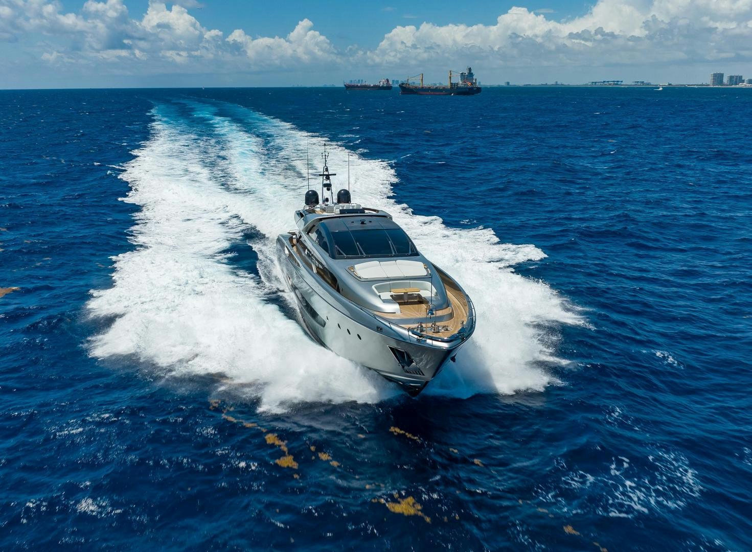 a boat on the water aboard CHOP CHOP Yacht for Sale