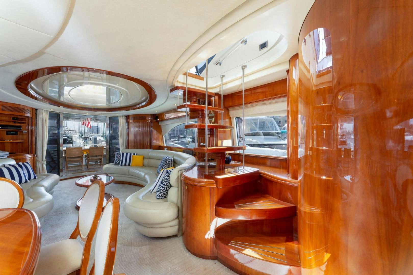 inside view of a room aboard GRAVITY Yacht for Sale