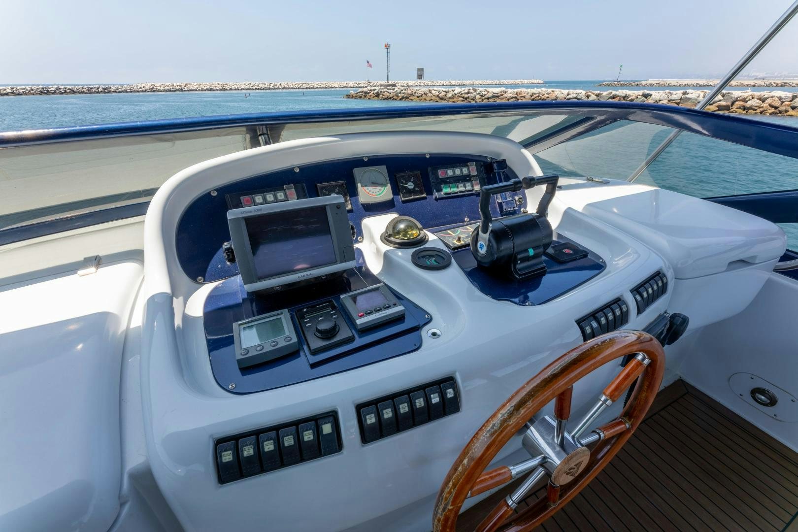 a cockpit of a plane aboard GRAVITY Yacht for Sale
