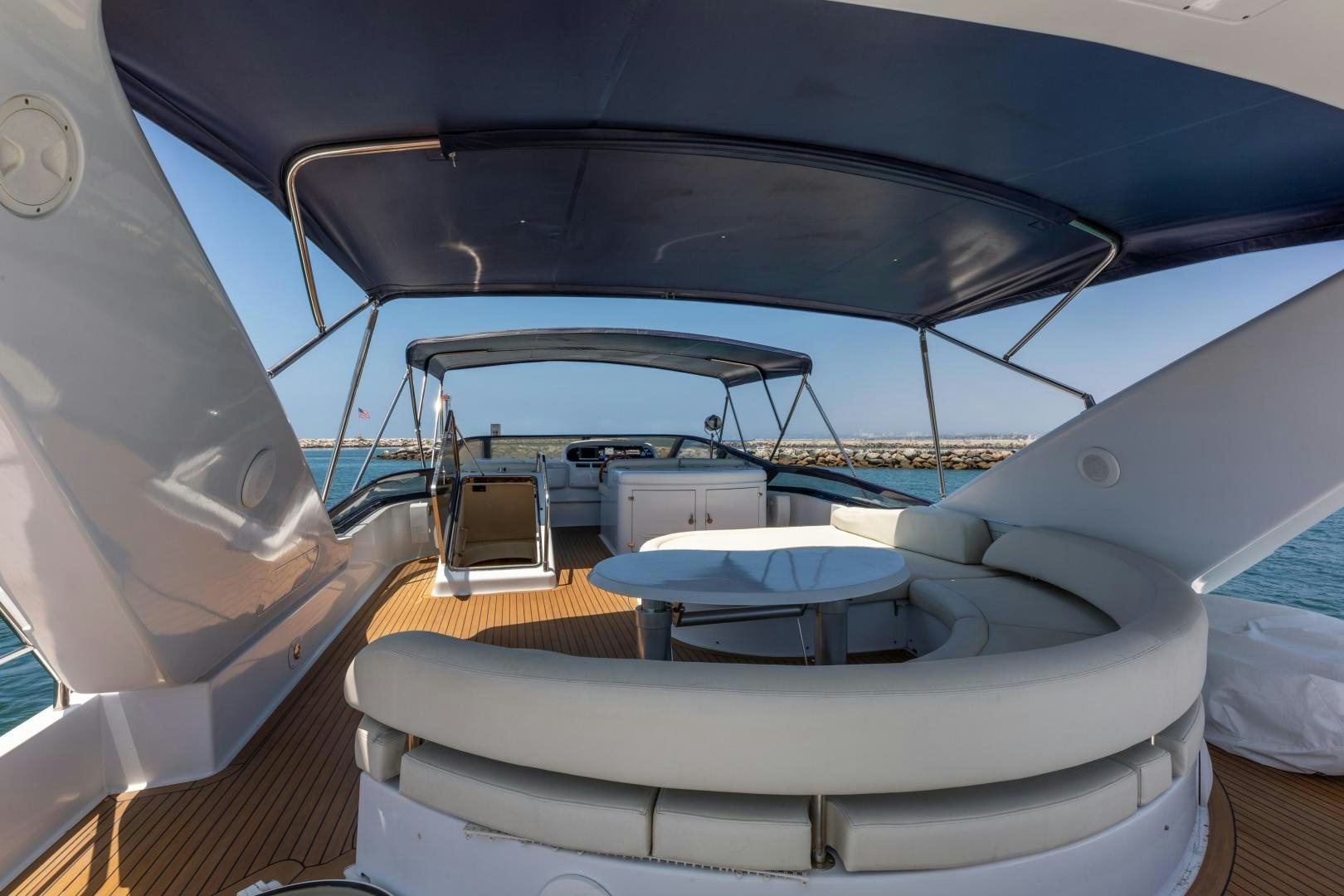 the interior of a car aboard GRAVITY Yacht for Sale
