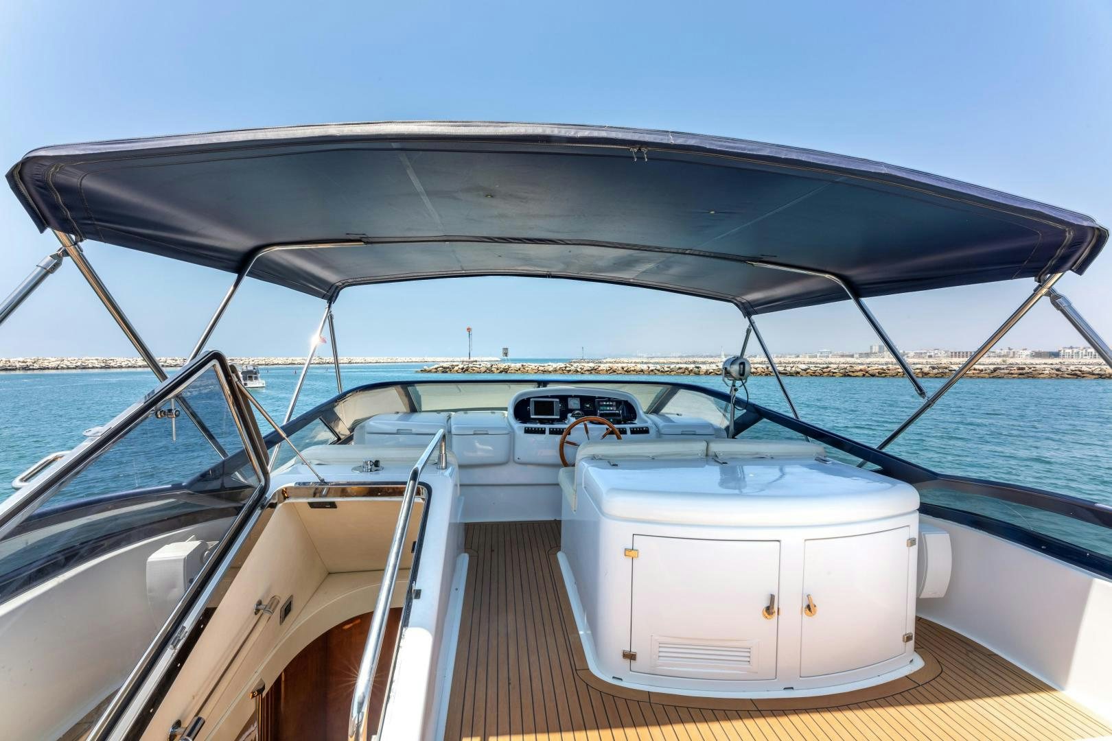 a boat on a body of water aboard GRAVITY Yacht for Sale