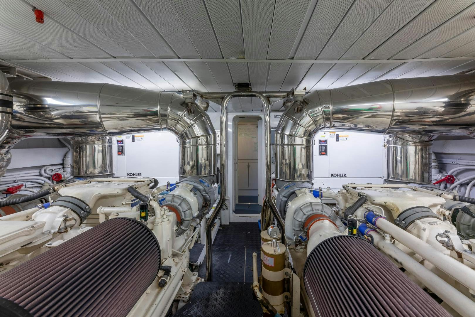 inside of a vehicle aboard GRAVITY Yacht for Sale
