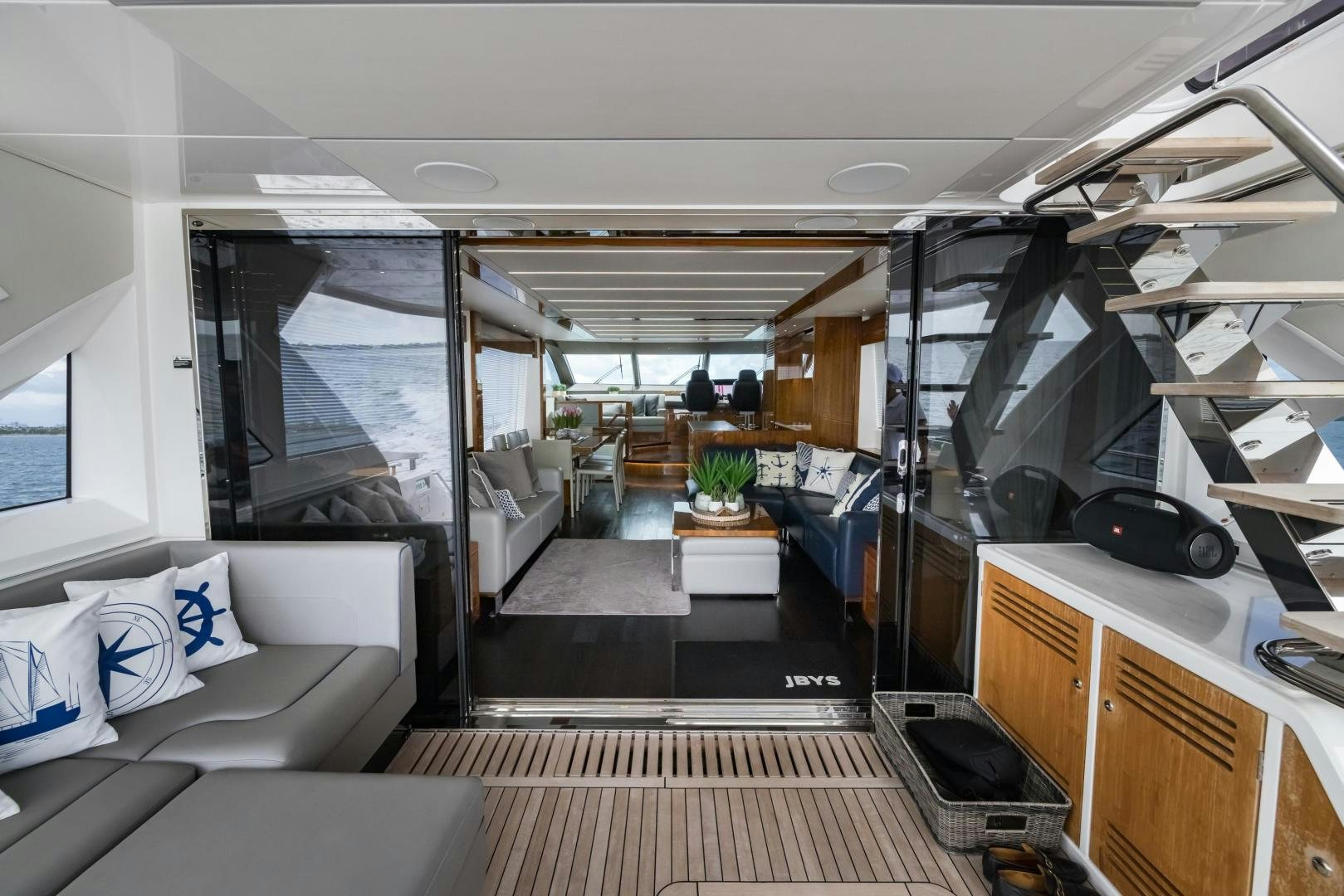 inside of a boat aboard MR. G Yacht for Sale