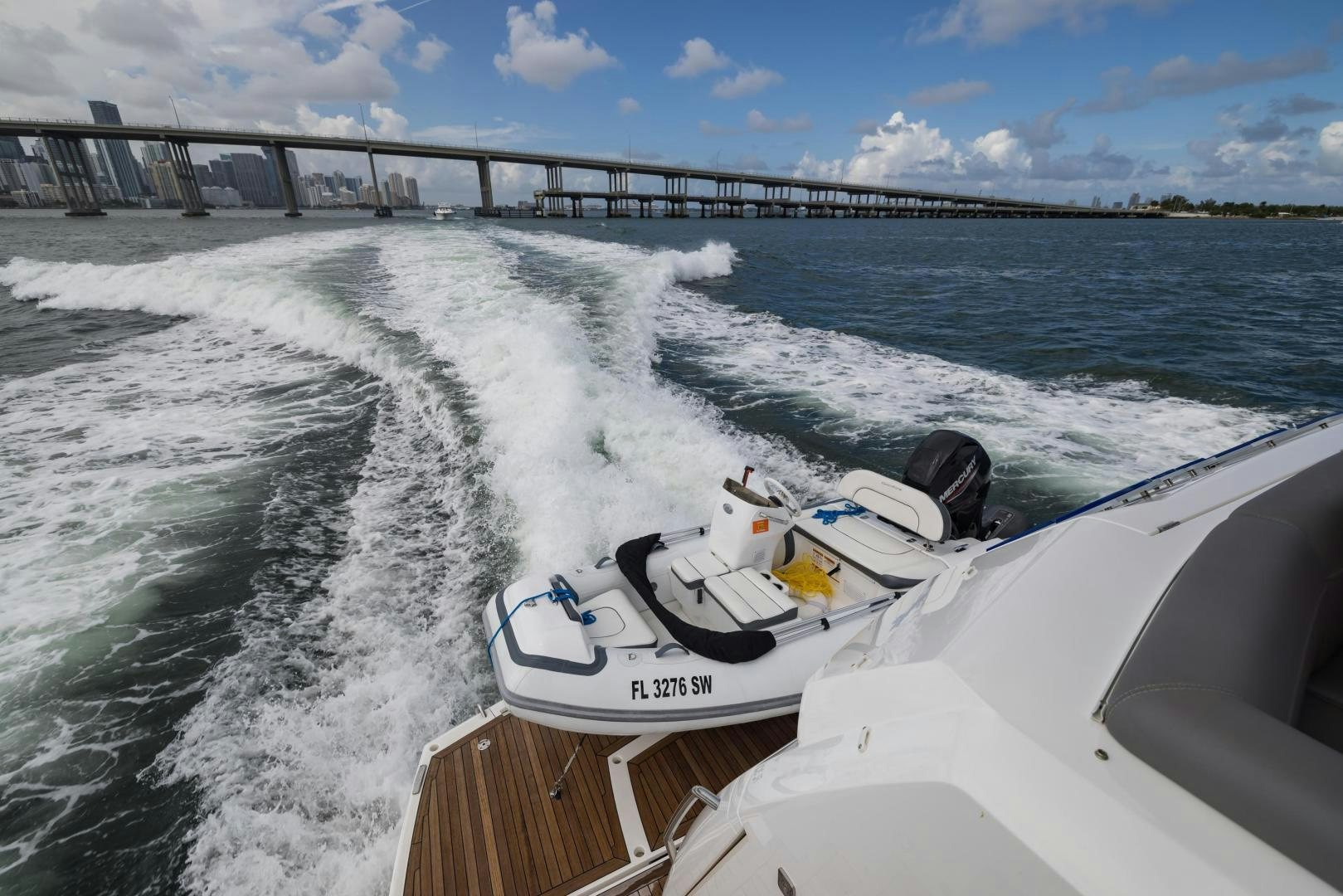 a boat on the water aboard MR. G Yacht for Sale