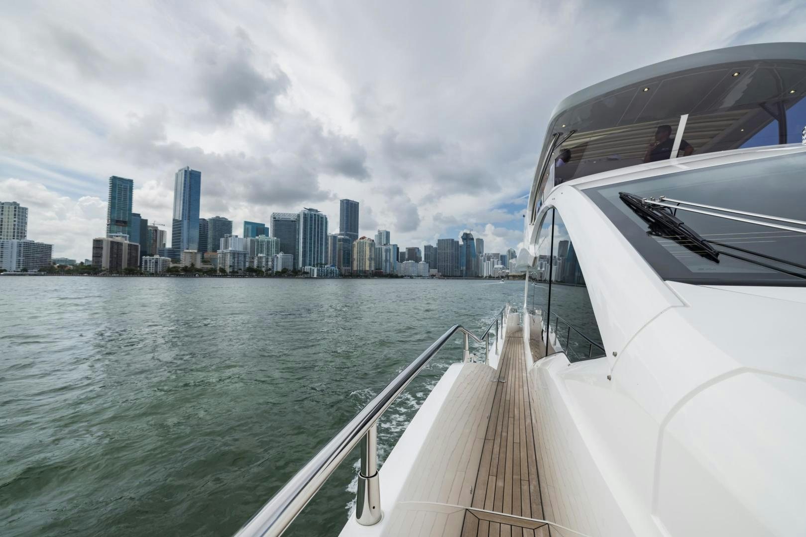 a boat on the water aboard MR. G Yacht for Sale