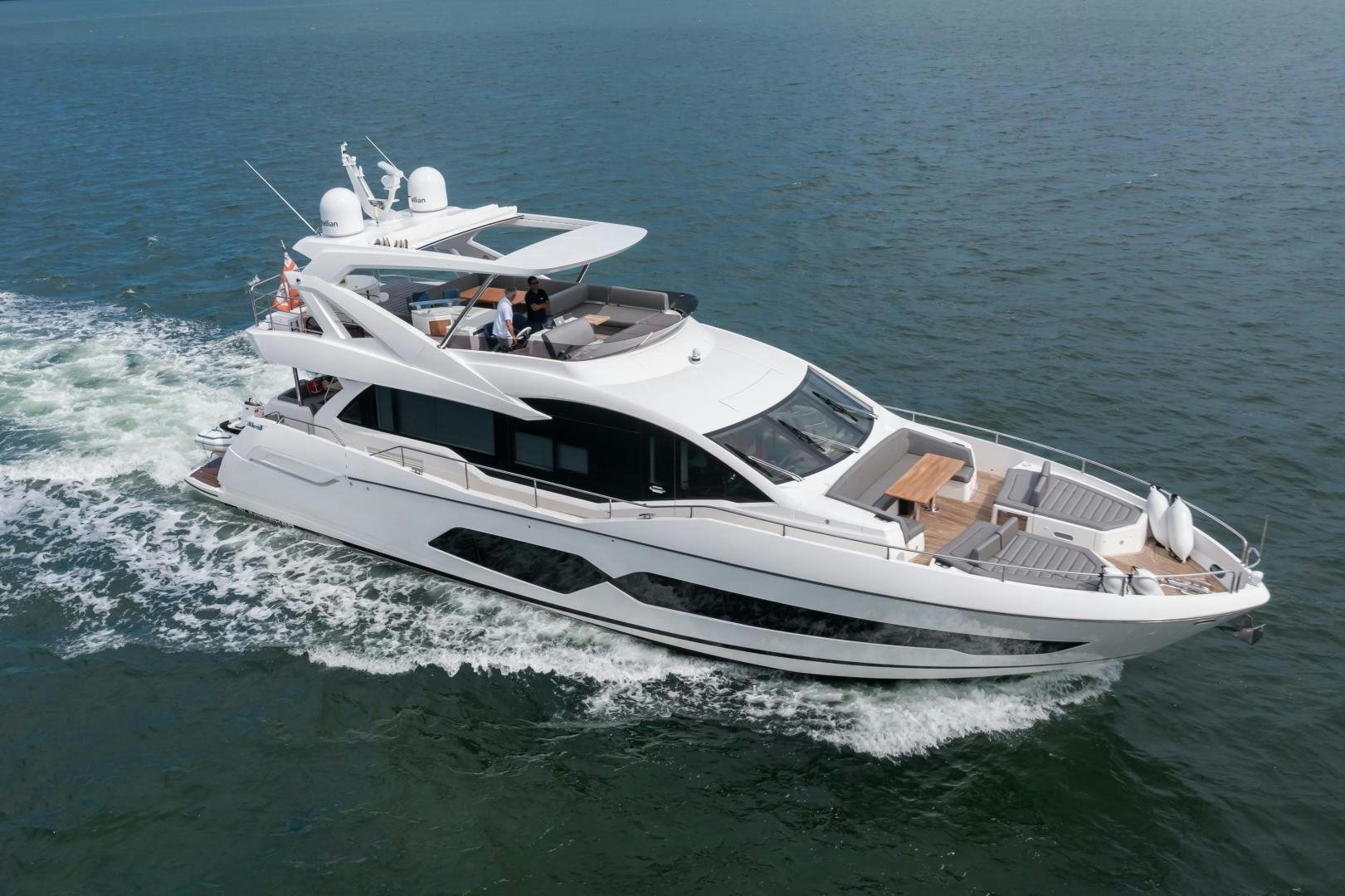 a boat on the water aboard MR. G Yacht for Sale