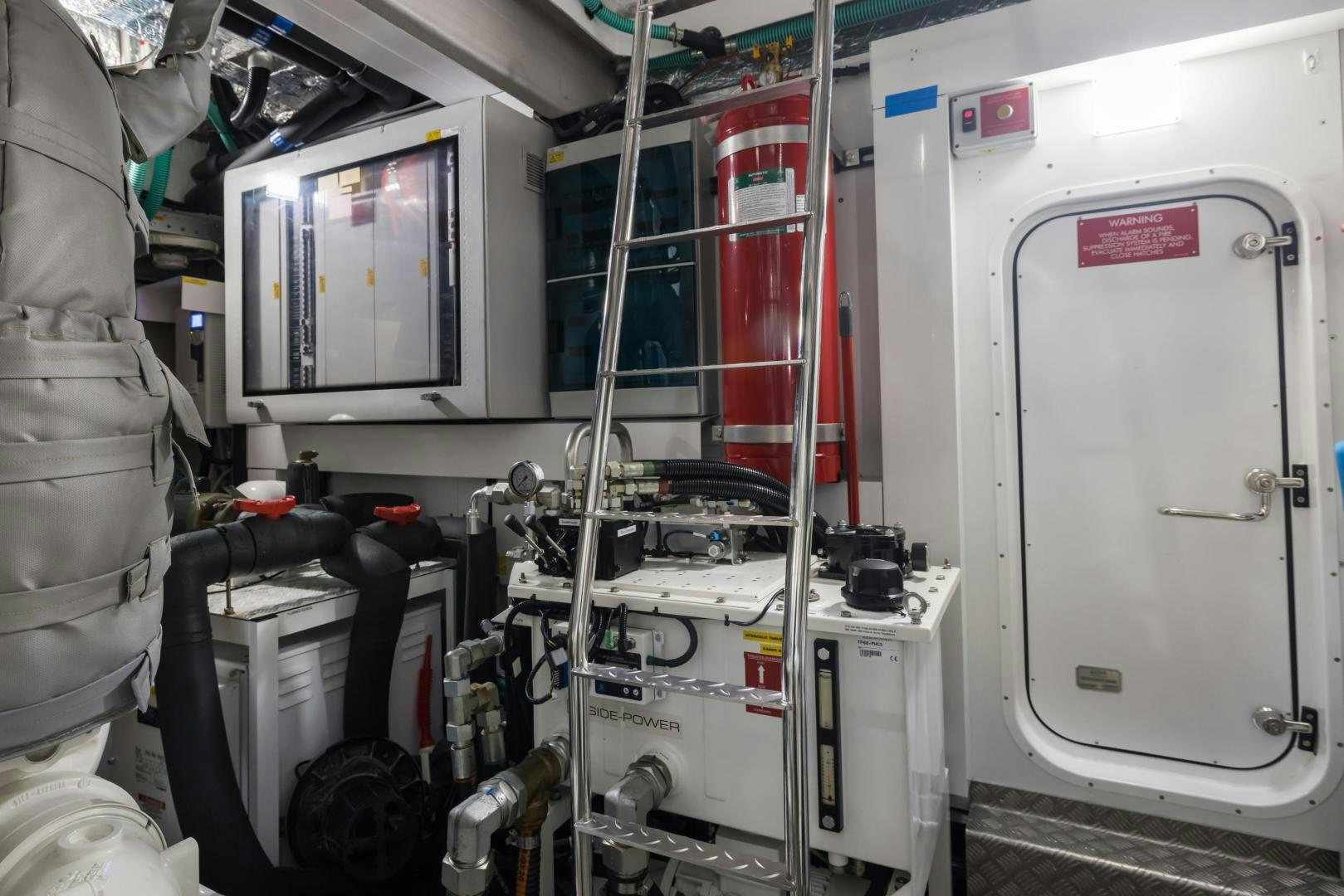 a machine with wires aboard MR. G Yacht for Sale
