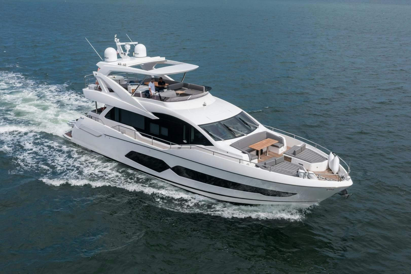a boat on the water aboard MR. G Yacht for Sale