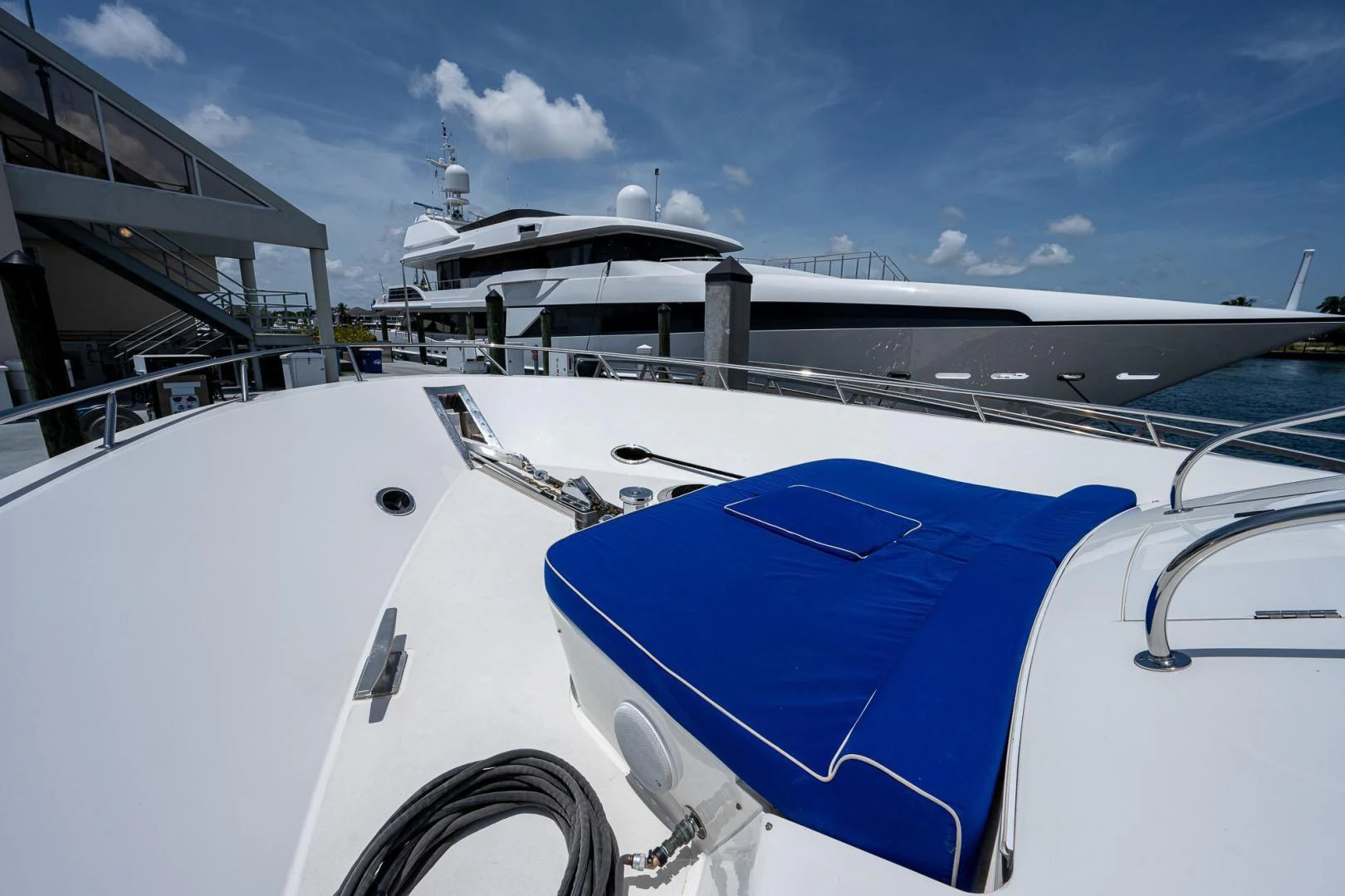 a close-up of a yacht aboard ATLANTIC Yacht for Sale