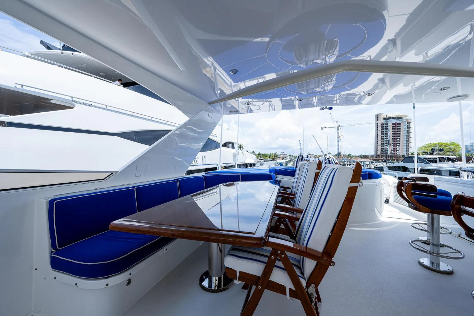a large airplane with a deck aboard ATLANTIC Yacht for Sale
