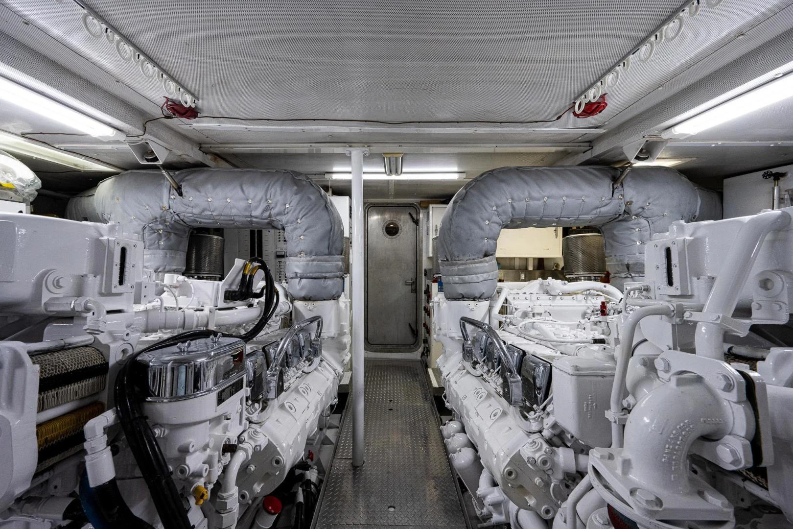 a room with machinery aboard ATLANTIC Yacht for Sale