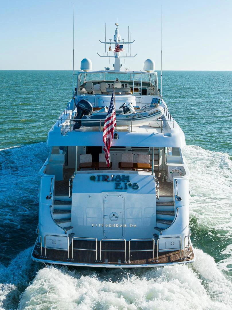 a boat in the water aboard IRISH EI'S Yacht for Sale