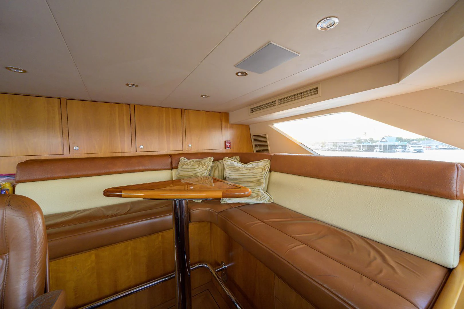 a room with bunk beds aboard IRISH EI'S Yacht for Sale