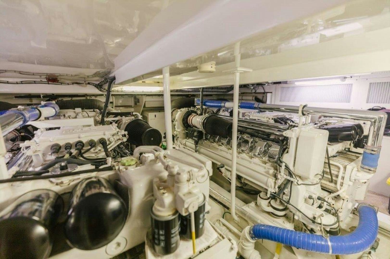 a large room with several machines aboard PULLIN WIRE Yacht for Sale