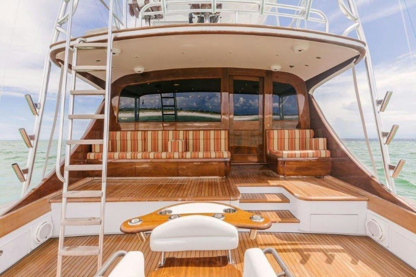 a boat with a large mirror aboard PULLIN WIRE Yacht for Sale